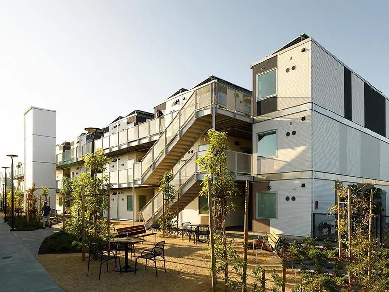 Geprefabriceerde containerhuizen met meerdere verdiepingen